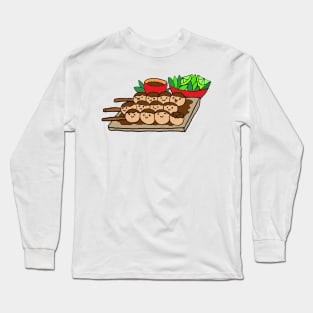 Cute Satay Long Sleeve T-Shirt